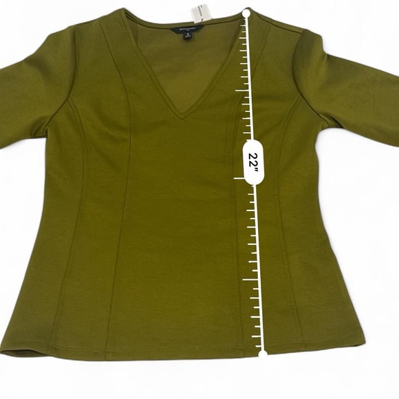 Banana Republic Olive Long Sleeve Blouse - Picture 7 of 8